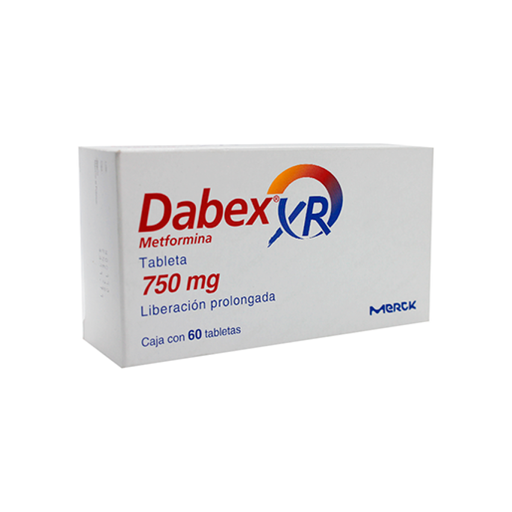 DABEX XR LIBERACION PROLONGADA 750 mg 60 Tableta(s)