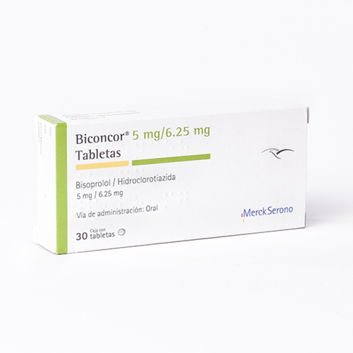 BICONCOR 5/6.25 mg 30 Tableta(s)