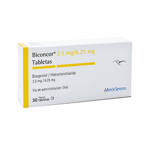 BICONCOR 2.5/6.25 mg 30 Tableta(s)