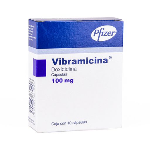 VIBRAMICINA 100 mg 10 Cápsula(s)