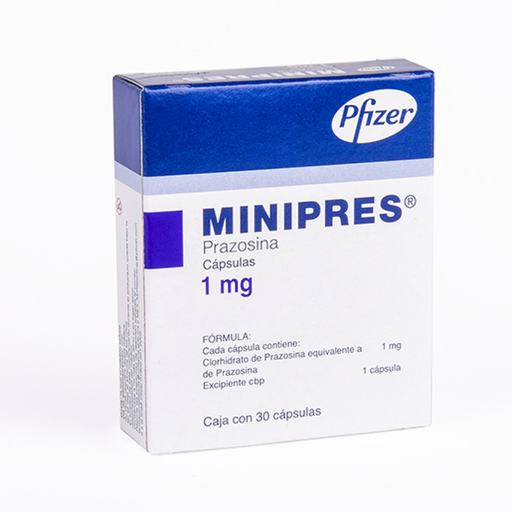 MINIPRESS 1 mg 30 Cápsula(s)