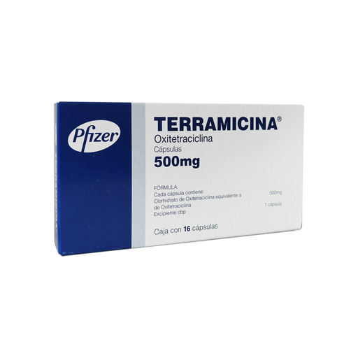 TERRAMICINA 500 mg 16 Cápsula(s)