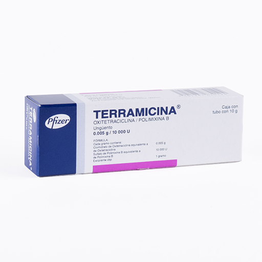 TERRAMICINA 0.005 g/10000U 10 Gramos