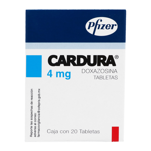 CARDURA 4 mg 20 Tableta(s)