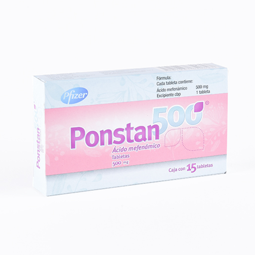 PONSTAN 500 500 mg 15 Tableta(s)