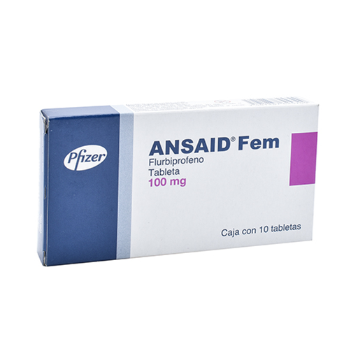 ANSAID FEM 100 mg 10 Grageas