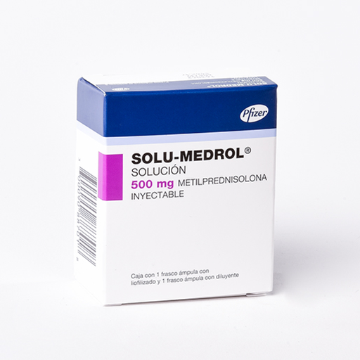 SOLU-MEDROL 500 mg 1 Frasco Ámpula