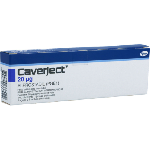 CAVERJECT 20 mcg/1 ml 1 Jeringa