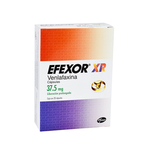 EFEXOR-XR 37.5 mg 20 Cápsula(s)