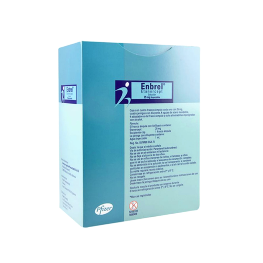 ENBREL 25 mg 4 Frasco Ámpula