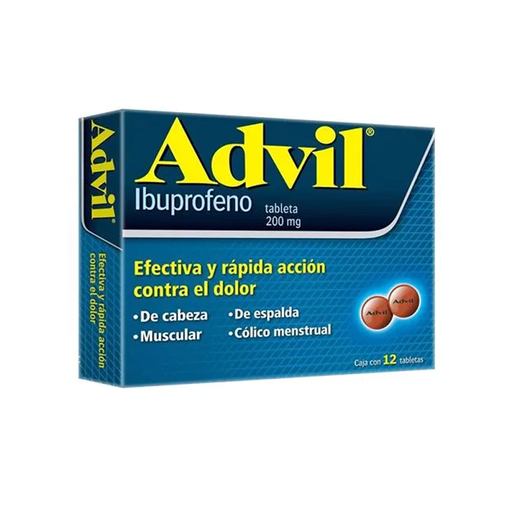 ADVIL 200 mg 12 Grageas