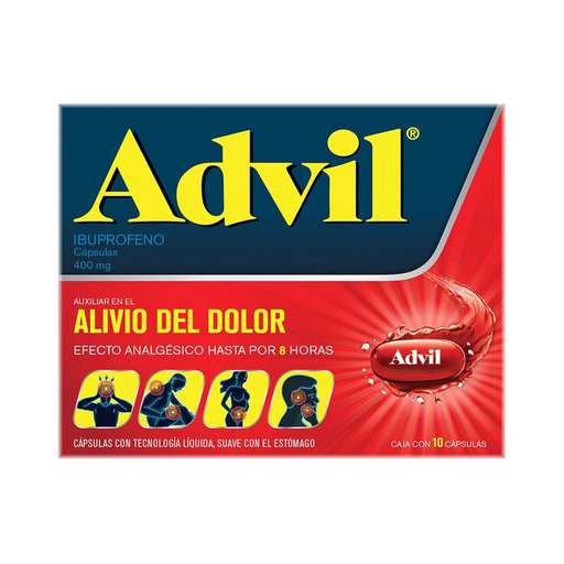 ADVIL MAX 400 mg 10 Cápsula(s)