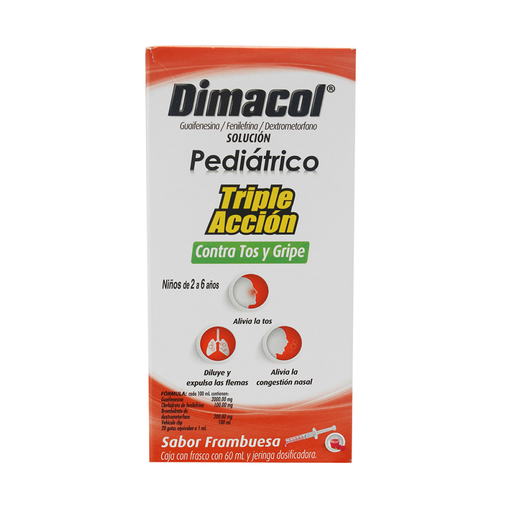 DIMACOL PED 2000/100/200 mg 60 Mililitro