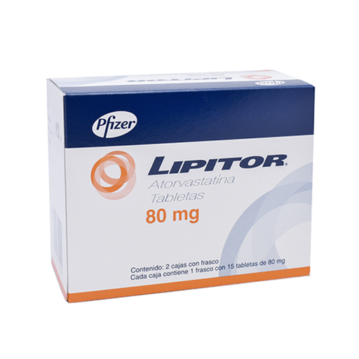 LIPITOR 80 mg 30 Tableta(s)
