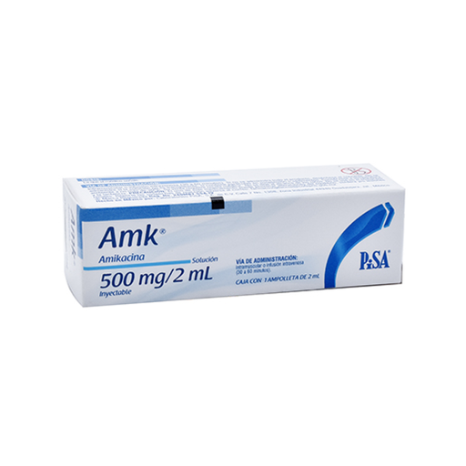 AMK 500 mg/2 ml 1 Ampolleta
