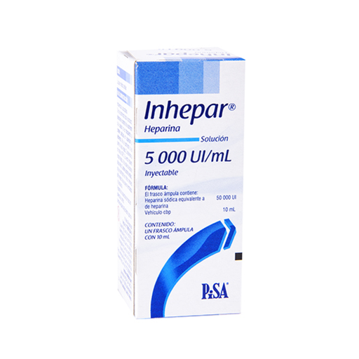 INHEPAR 5000IU 1 Frasco Ámpula