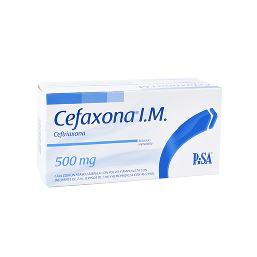 CEFAXONA I.M. 500 mg/2 ml 1 Frasco Ámpula