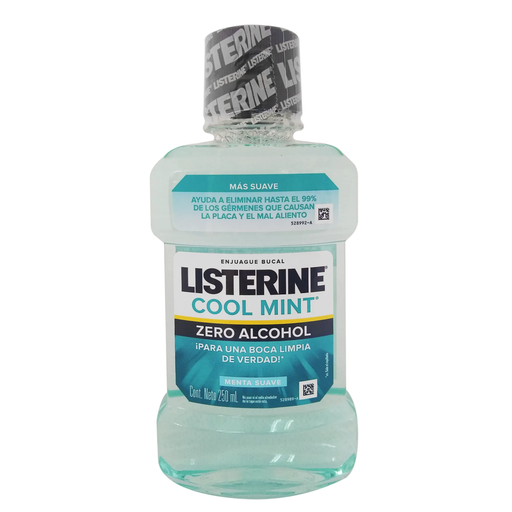 LISTERINE ZERO MENTA - 250 Mililitro