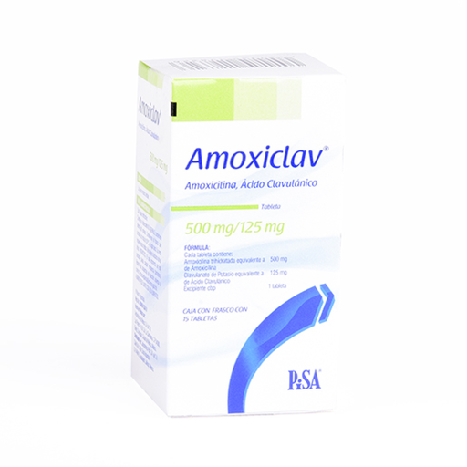 AMOXICLAV 500/125 mg 15 Tableta(s)