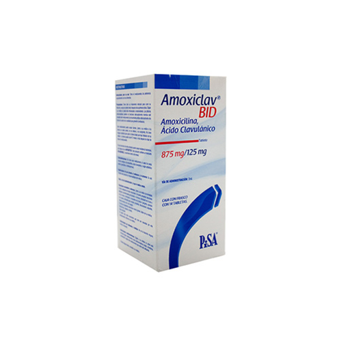 AMOXICLAV BID 875/125 mg 14 Tableta(s)