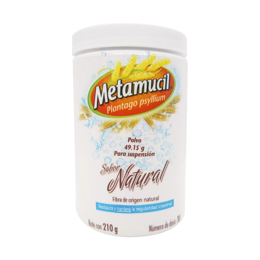 METAMUCIL NATURAL 49.15 g 210 Gramos
