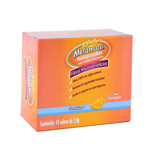 METAMUCIL INST NARANJA 5.8 g 10 Sobre(s)