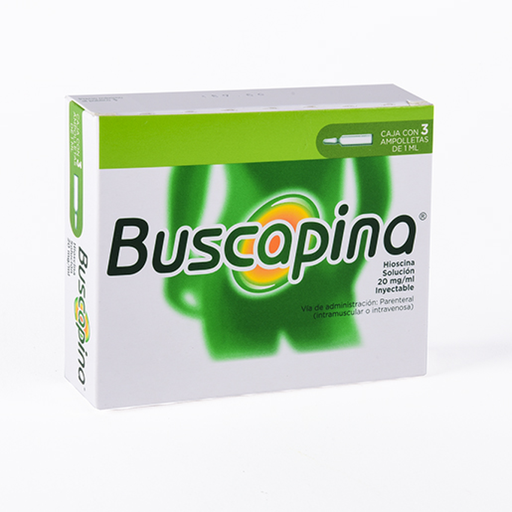 BUSCAPINA 20 mg/mL 3 Ampolleta