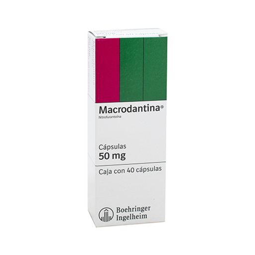 MACRODANTINA 50 mg 40 Cápsula(s)