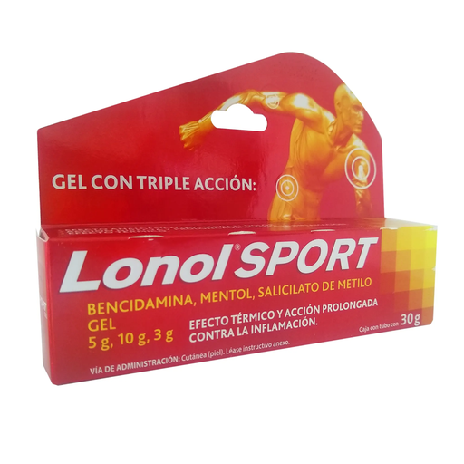 LONOL SPORT 5/3/10 mg 30 Gramos