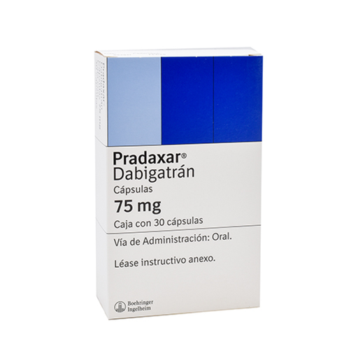 PRADAXAR 75 mg 30 Cápsula(s)