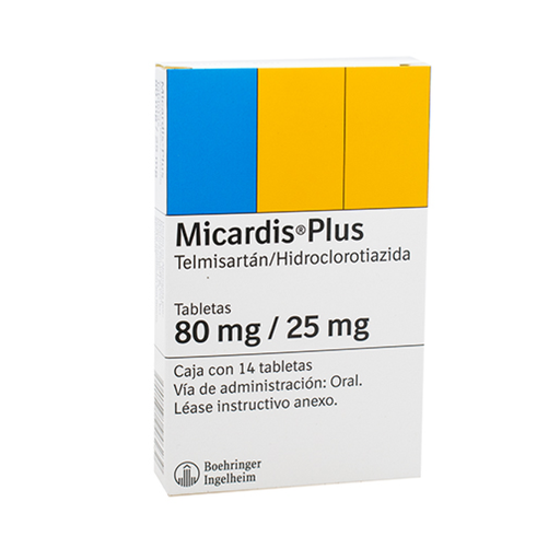 MICARDIS PLUS 80/25 mg 14 Tableta(s)