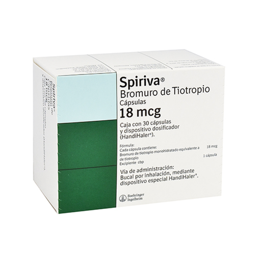 SPIRIVA HANDIHALER 18 mcg 30 Cápsulas E Inhalador