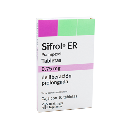 SIFROL ER 0.75 mg 10 Tableta(s)