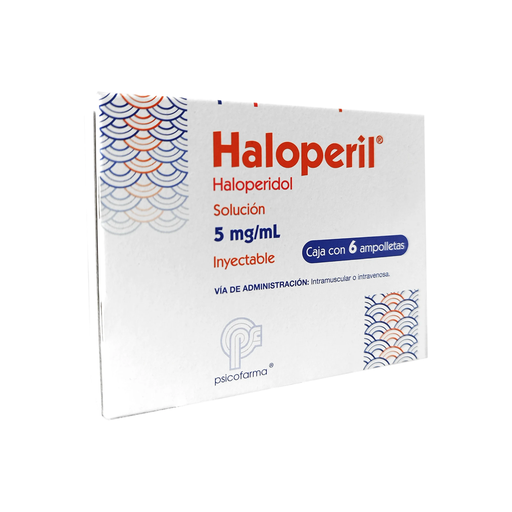 HALOPERIL 5 mg/ ml 6 Ampolleta