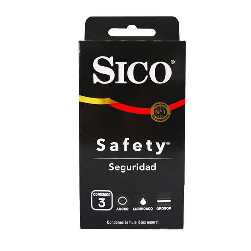 PRESERV SICO SAFETY FEEL - 3 Condones