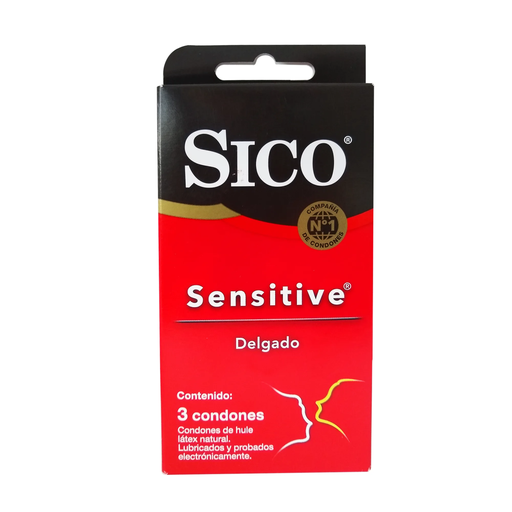 PRESERV SICO SENS FEEL CAR/3 - 3 Condones