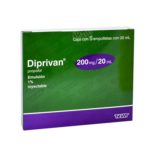 DIPRIVAN 200 mg 5 Ampolleta
