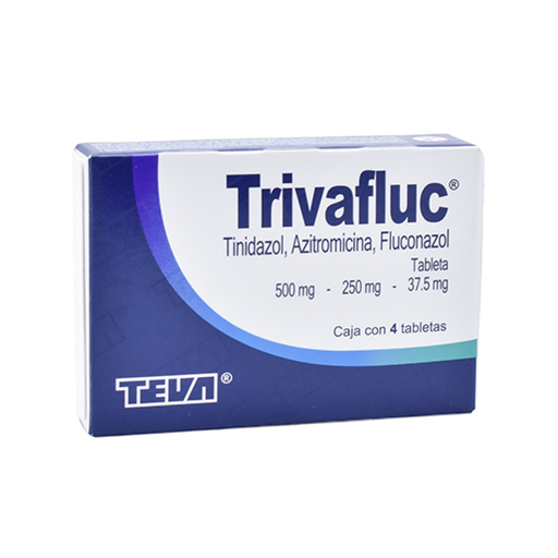 TRIVAFLUC 500/250/37.5 mg 4 Tableta(s)
