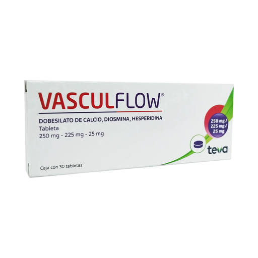 VASCULFLOW 250/225/25 mg 30 Tableta(s)