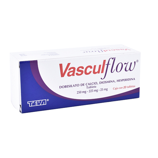 VASCULFLOW 250/225/25 mg 20 Tableta(s)