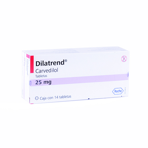 DILATREND 25 mg 14 Tableta(s)