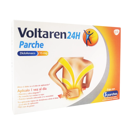 VOLTAREN PARCHES 15 mg 5 Parche