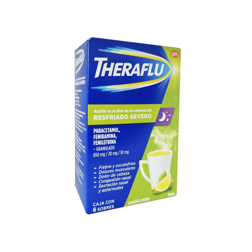 THERAFLU EXVERDE 650/20/10 mg 6 Sobre(s)