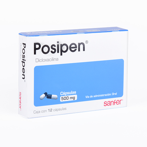 POSIPEN 500 mg 12 Cápsula(s)