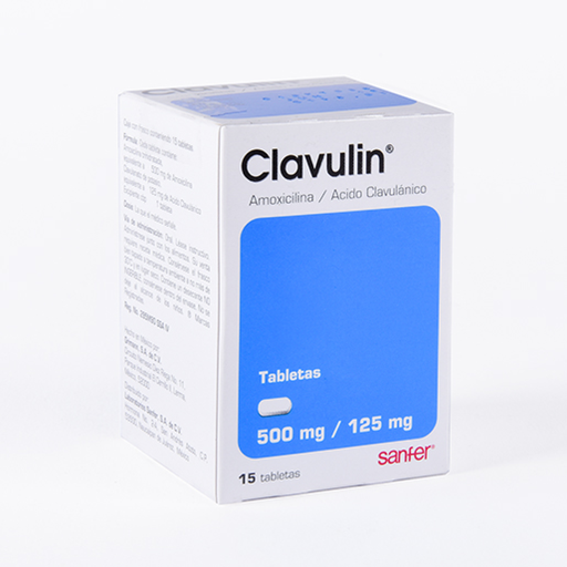 CLAVULIN 500/125 mg 15 Tableta(s)