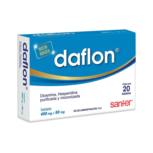 DAFLON 450 mg/50 mg 20 Tableta(s)