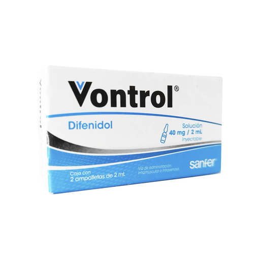 VONTROL 40 mg/ 2 ml 2 Ampolleta