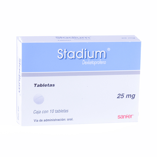 STADIUM 25 mg 10 Tableta(s)