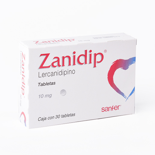 ZANIDIP 10 mg 30 Tableta(s)