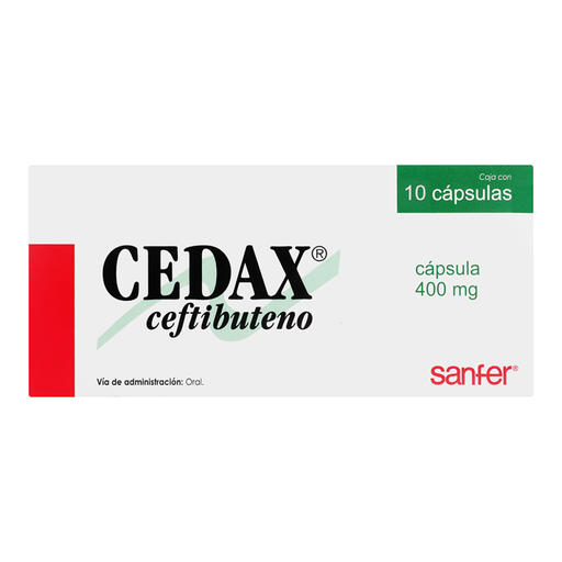 CEDAX 400 mg 10 Cápsula(s)